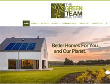 Tablet Screenshot of greenteamre.com